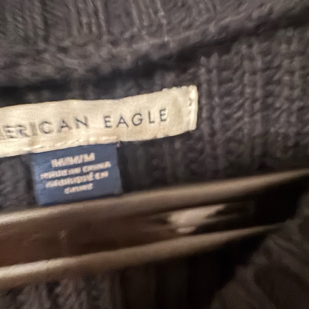 American Eagle Outfitters Black Knit Sweater - Picture 3 of 6